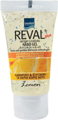 InterMed Reval Hand Gel Antiseptic 75ml Lemon