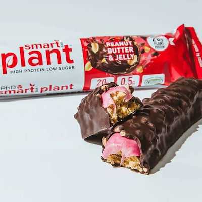 PhD Smart Plant Μπάρα με 20gr Πρωτεΐνης & Γεύση Peanut Butter & Jelly 64gr