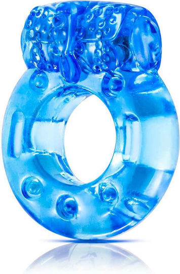 Blush Stay Hard Reusable Cock Ring Vibrating Cock Ring Schwanz Blue