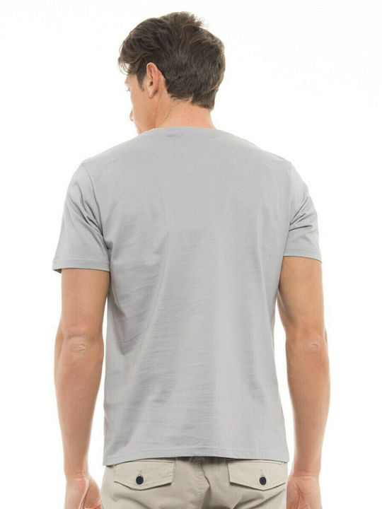 Biston Herren T-Shirt Kurzarm Gray