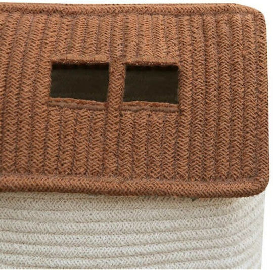 Lorena Canals Kinder Aufbewahrungskorb aus Stoff House Beige 22x22x34cm 1Stück