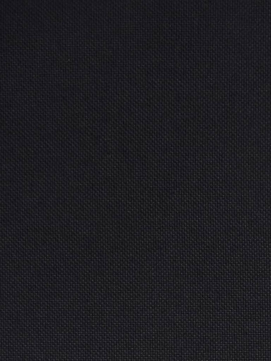 Rotativă Scaun Vizitator cu Brațe & Roți Negru 48x47x74.5cm 1buc