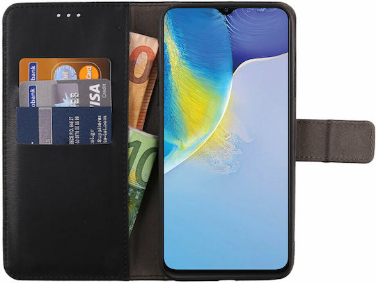 Volte-Tel Allure Magnet Wallet Δερμάτινο Μαύρο (Vivo Y01)