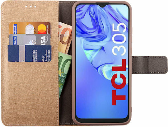 Volte-Tel Allure Magnet Портмоне Изкуствена кожа Златист (TCL 30/30 5G/30+)