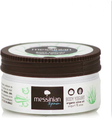 Messinian Spa Organic Olive Oil Joghurt & Aloe Feuchtigkeitsspendende Creme Körper mit Aloe Vera 80ml