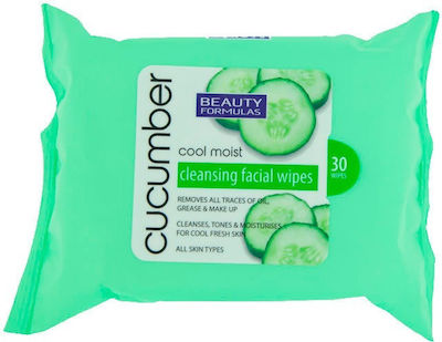 Beauty Formulas Cool Moist Cleansing Wipes