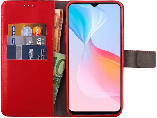 Volte-Tel Allure Magnet Wallet Δερματίνης Κόκκινο (Vivo Y76 5G)