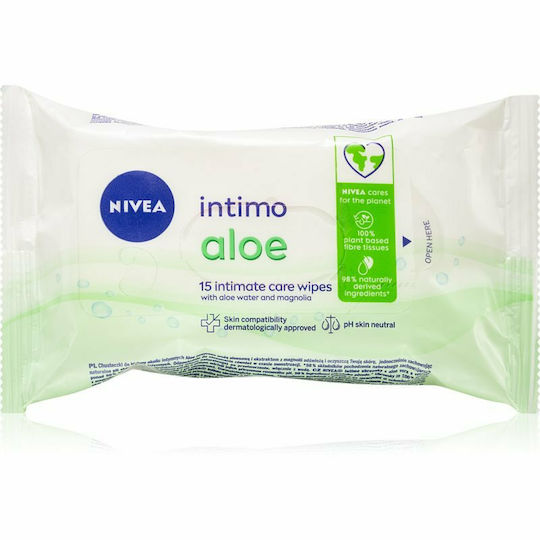 Nivea Intimo Кърпички за Почистване на Интимна Хигиена с Алое Вера