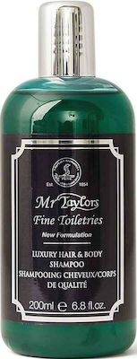 Taylor of Old Bond Street Mr Taylors Fine Toiletries Luxury Hair & Body Sham Schaumbad in Gel für Männer für Haar und E-Commerce-Website (1x200ml) 200ml