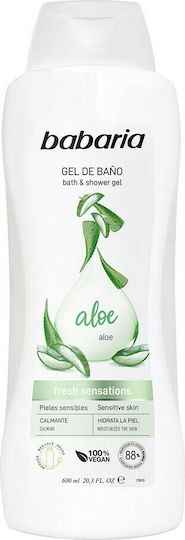 Babaria Bath Aloe Αφρόλουτρο σε Gel με Aloe Vera Καταπραϋντικό 600ml