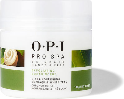 OPI Pro Spa Cupuacu & White Tea Scrub pentru picioare și mâini 136gr