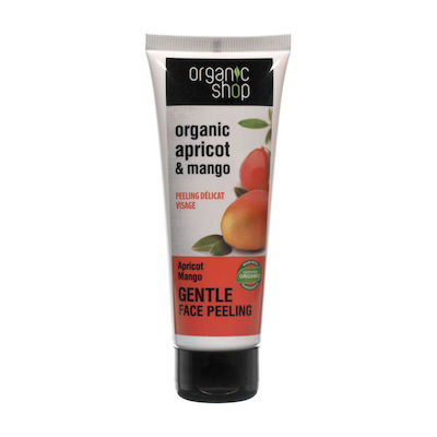 Organic Shop Gentle Peeling Προσώπου Apricot Mango 75ml