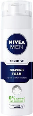 Nivea Men Sensitive Ultra Comfort Spumă de Bărbierit pentru piele sensibilă 200ml