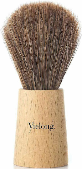 Vie Long Wave Shaving Brush with Horse Hair Bristles 24mm Brown