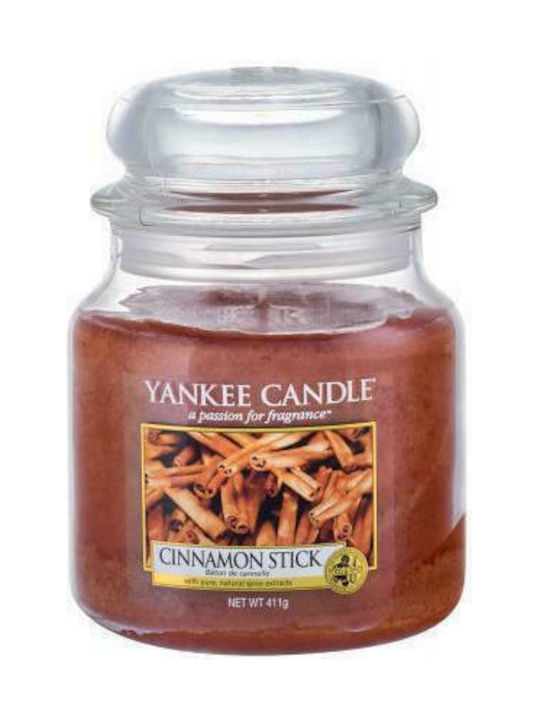 Yankee Candle Scented Candle Jar with Scent Cinnamon Stick Orange 411gr 1pcs