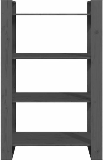 Bibliotecă Gri 80x35x125 cm