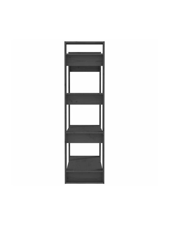 Bibliotecă Gri 80x35x125 cm