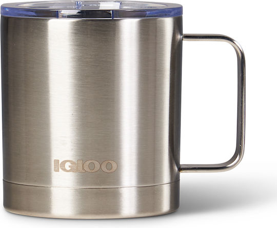 Igloo Tumbler Ποτήρι Θερμός Ανοξείδωτο 400ml Κίτρινο με Επιστόμιο