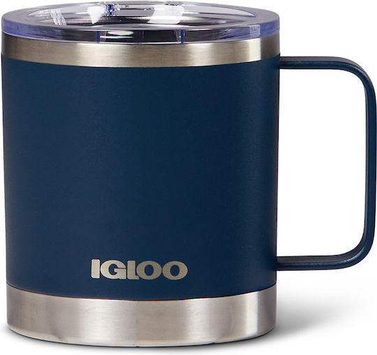 Igloo Tumbler Ποτήρι Θερμός Ανοξείδωτο 400ml Τιρκουάζ με Επιστόμιο