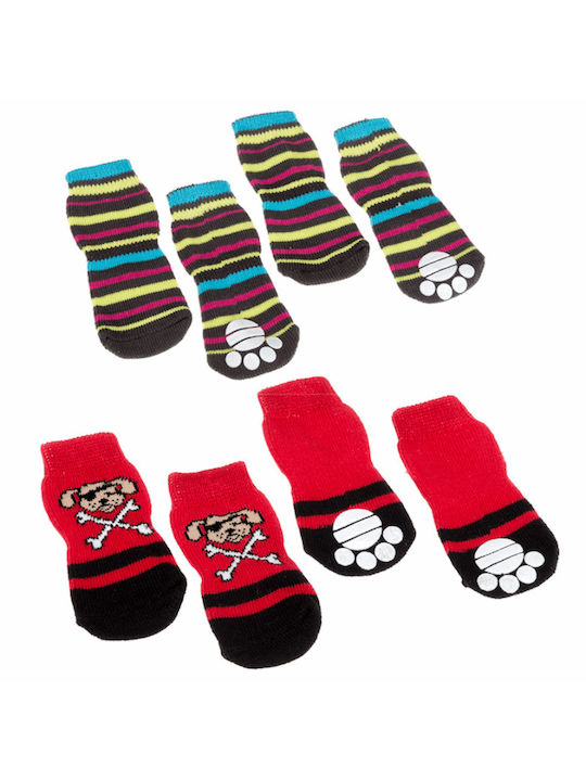 Ferplast Socks Antislip Medium Κάλτσες Σκύλου Πολύχρωμα 4τμχ Ferplast Socks Antislip Medium Κάλτσες Σκύλου Πολύχρωμα 4τμχ