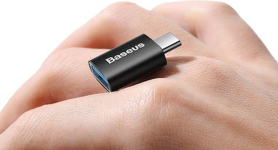 Baseus Ingenuity Konverter USB-C männlich zu USB-A weiblich Schwarz
