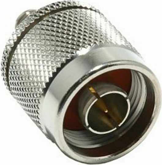 E-ZY EZ-RPSMAJ2NM Μετατροπέας SMA male σε N-Connector male Ασημί 1τμχ