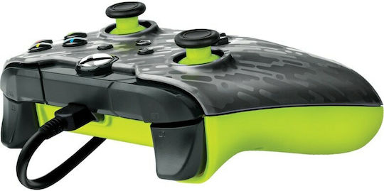 PDP 049-012-CMGY Wired Gamepad for PC Xbox One Xbox Series Yellow Black Camo