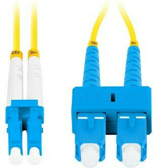 Lanberg Cablu De Rețea Cu Fibră Optică LC/UPC-SC/UPC 1m Galben