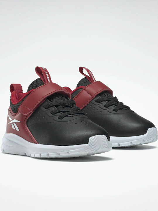 Rush Runner 4.0 Αδιάβροχα Αθλητικά Παιδικά Παπούτσια Running με Σκρατς Black / Flash Red / Cloud White