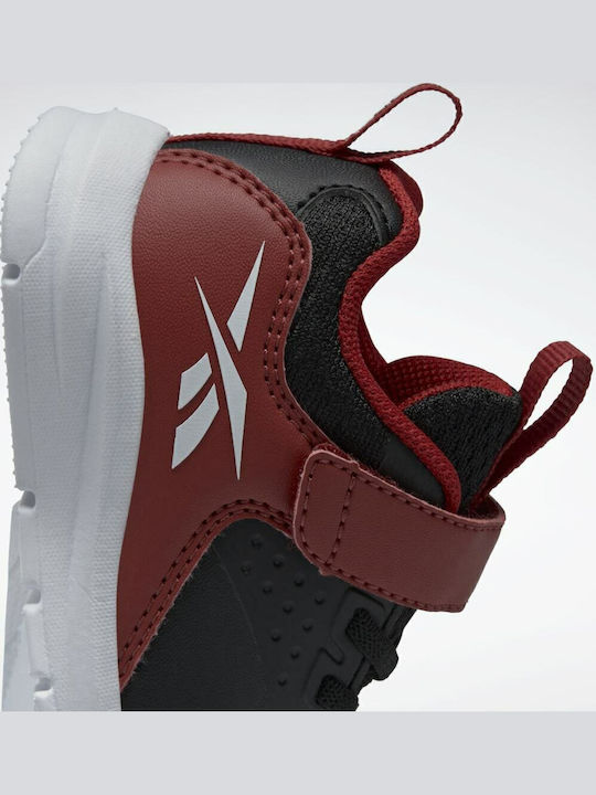 Rush Runner 4.0 Αδιάβροχα Αθλητικά Παιδικά Παπούτσια Running με Σκρατς Black / Flash Red / Cloud White