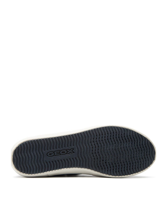 J Gisli B B Kids Sneakers High Anatomic with Scratch Navy Blue