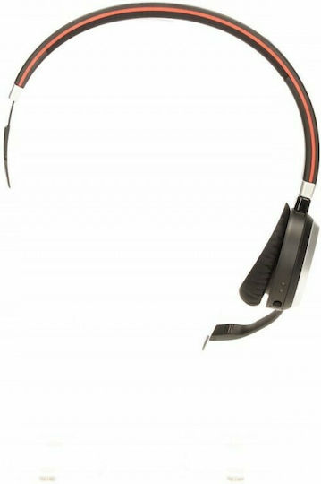 Jabra Evolve 65 SE MS Mono Ασύρματα On Ear Multimedia Ακουστικά με μικροφωνο και σύνδεση USB-A