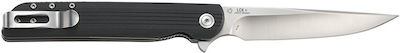 Columbia River Knives LCK+ Large Pocket Knife Black with Blade made of Steel