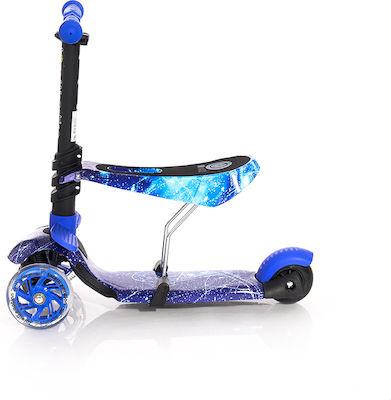 Lorelli Kids Scooter Smart 3-Wheel with Seat for 3+ Years Blue