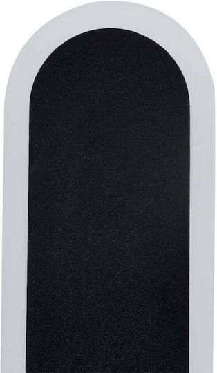 GloboStar Houston Modern Lamp Wall with Integrated LED and Adjustable White Light Black 6x60cm