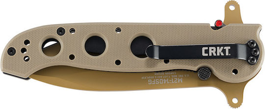 Columbia River Knives Special Forces Drop Point Veff Serrations Knife Beige