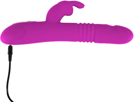 You2Toys Sweet Smile Thrusting Pearl Rabbit Vibrator Δονητής Rabbit 26cm Pink
