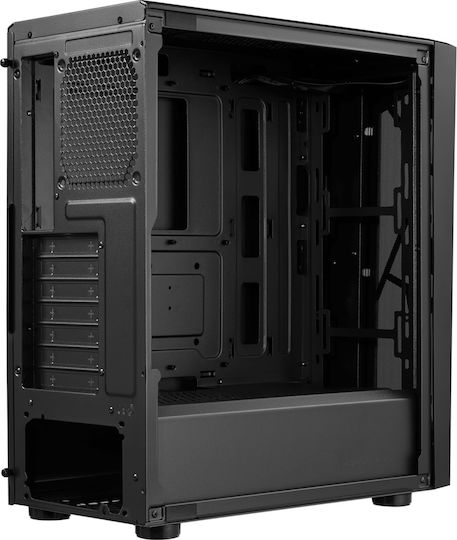 CoolerMaster CMP 510 Gaming Midi Tower Κουτί Υπολογιστή με Πλαϊνό Παράθυρο και RGB Φωτισμό Μαύρο