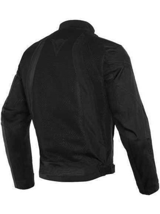 Dainese Air Crono 2 Tex Sommer Herren Motorradjacke Schwarz