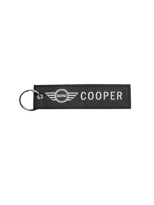 Keychain Mini Cooper Tesatura Negru