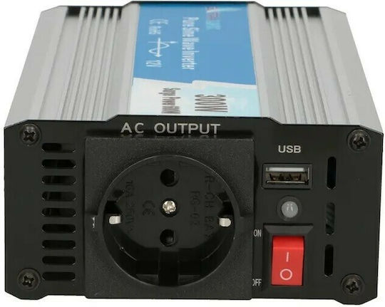 Extralink Inverter Αυτοκινήτου 300W για 12V DC με 1xUSB