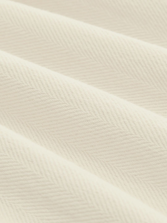 Women's Jean Trousers in Wide Line Beige