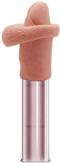 Baile Penis-Verlängerung Hülle Realistischer Dildo Προέκταση Πέους Flesh 21cm