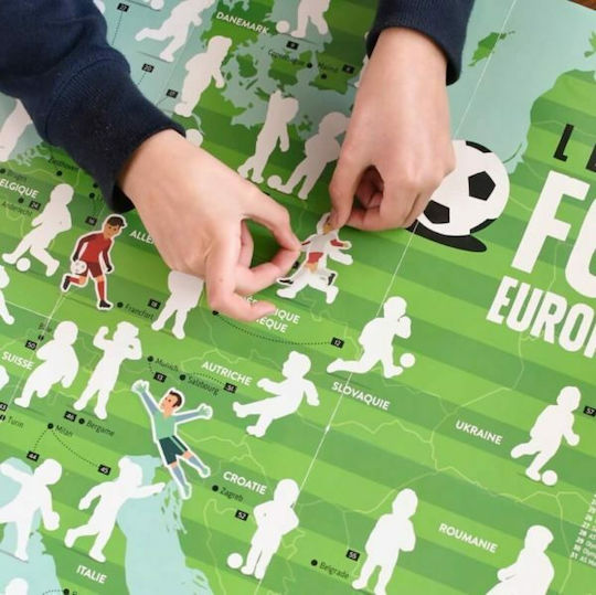 Poppik Aufkleber Football Poster für Kinder 7+ Jahre+ Jahre