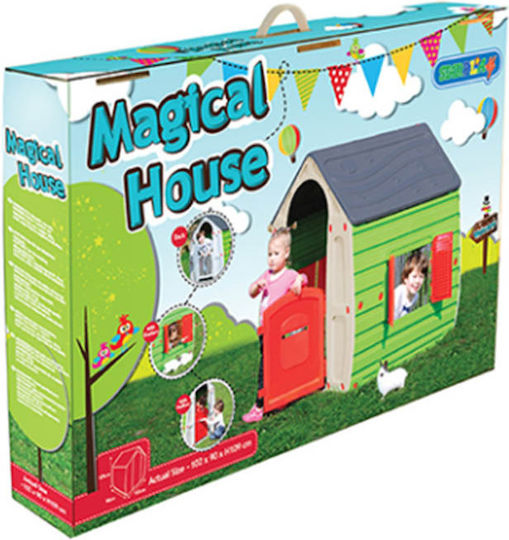 Starplay Plastic Kids Playhouse Green Magical 102x90x109cm