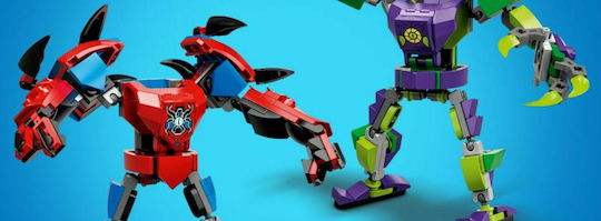 LEGO Spider-Man Spider Man & Green Goblin Mech Battle για 7+ Ετών 296τμχ