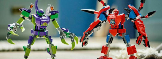 LEGO Spider-Man Spider Man & Green Goblin Mech Battle για 7+ Ετών 296τμχ