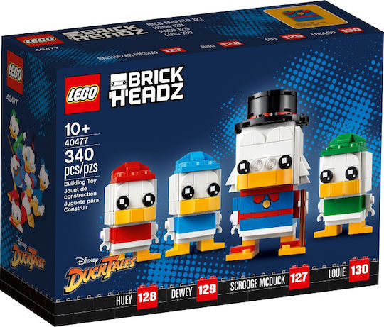 LEGO Brick Headz Disney Scrooge McDuck, Huey, Dewey & Louie за 10+ години
