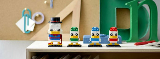 LEGO Brick Headz Disney Scrooge McDuck, Huey, Dewey & Louie за 10+ години