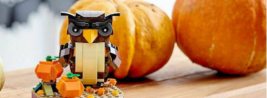 LEGO Brick Headz Halloween Bufniță Pentru 8+ Ani 228 Bucăți